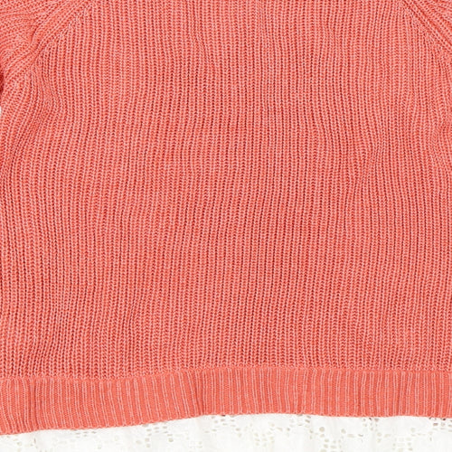 Papaya Womens Pink   Pullover Jumper Size M