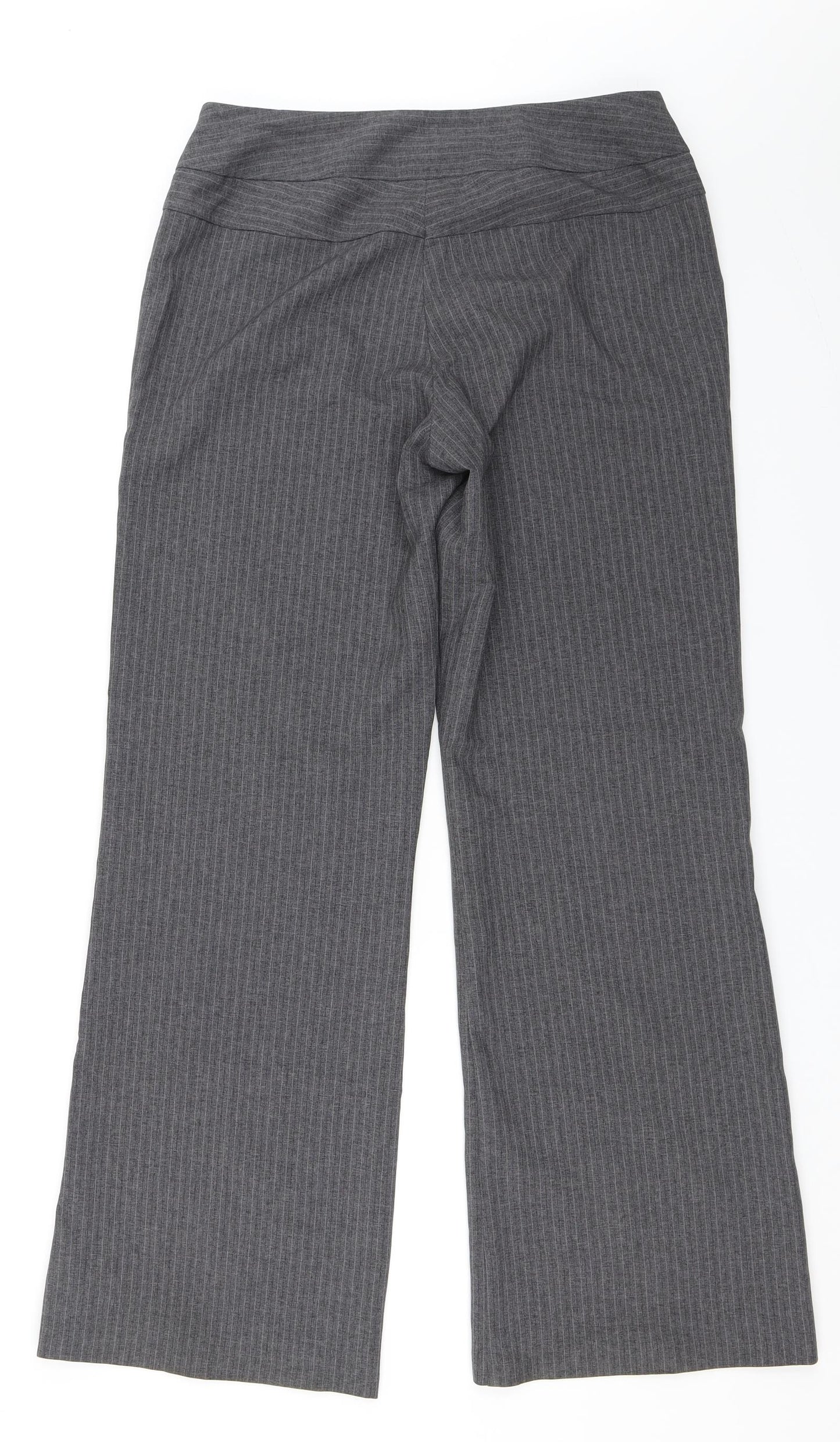 Dunnes Stores Womens Grey   Trousers  Size 12 L31 in