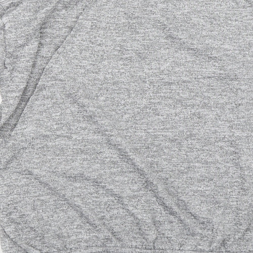 Silk Womens Grey   Pullover Sweatshirt Size M