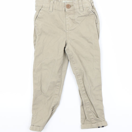 Primark Boys Beige   Chino Trousers Size 2-3 Years
