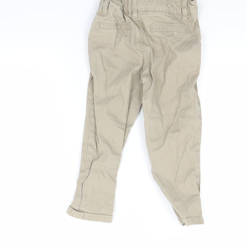 Primark Boys Beige   Chino Trousers Size 2-3 Years