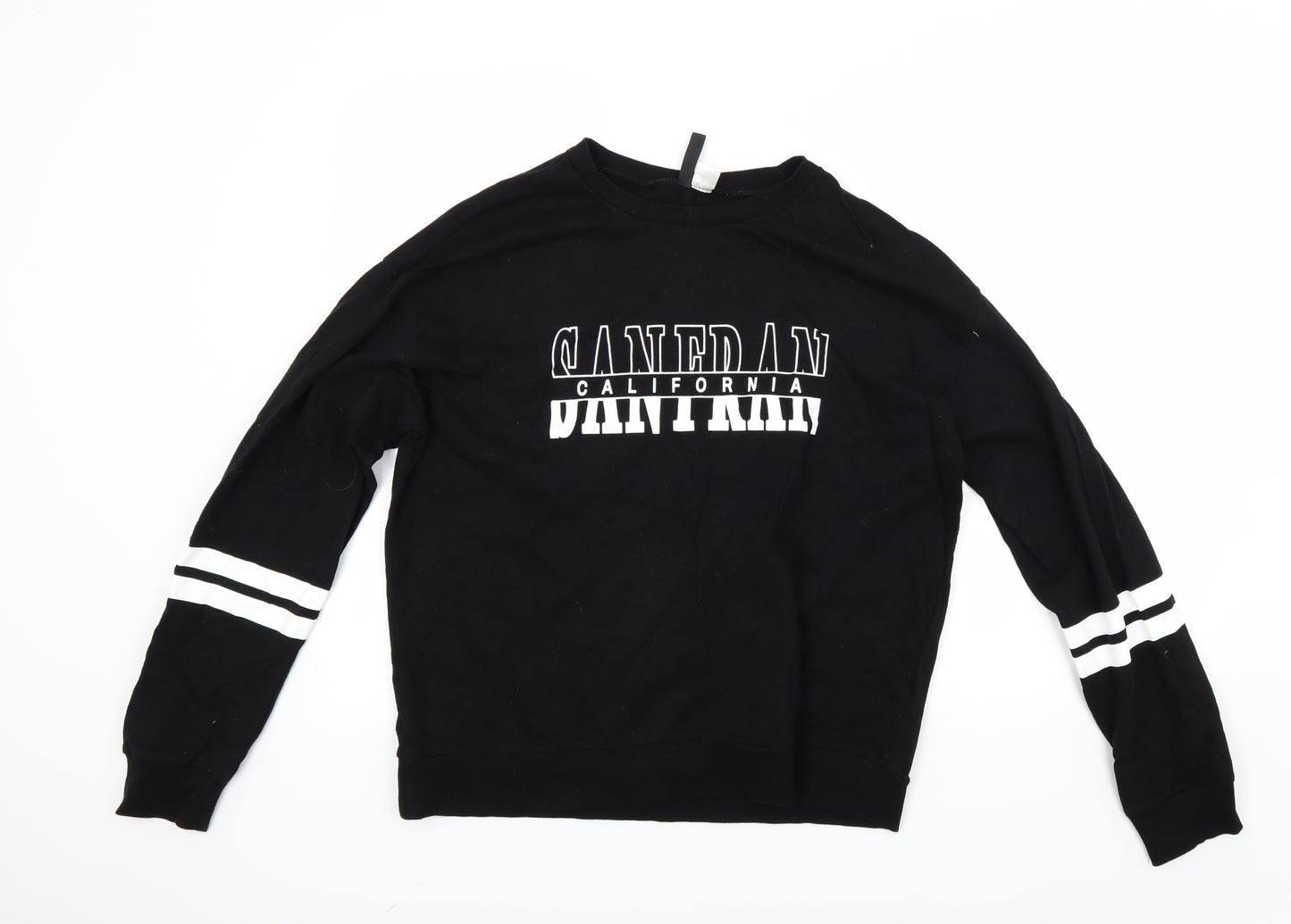 Divided Mens Black   Pullover Sweatshirt Size M