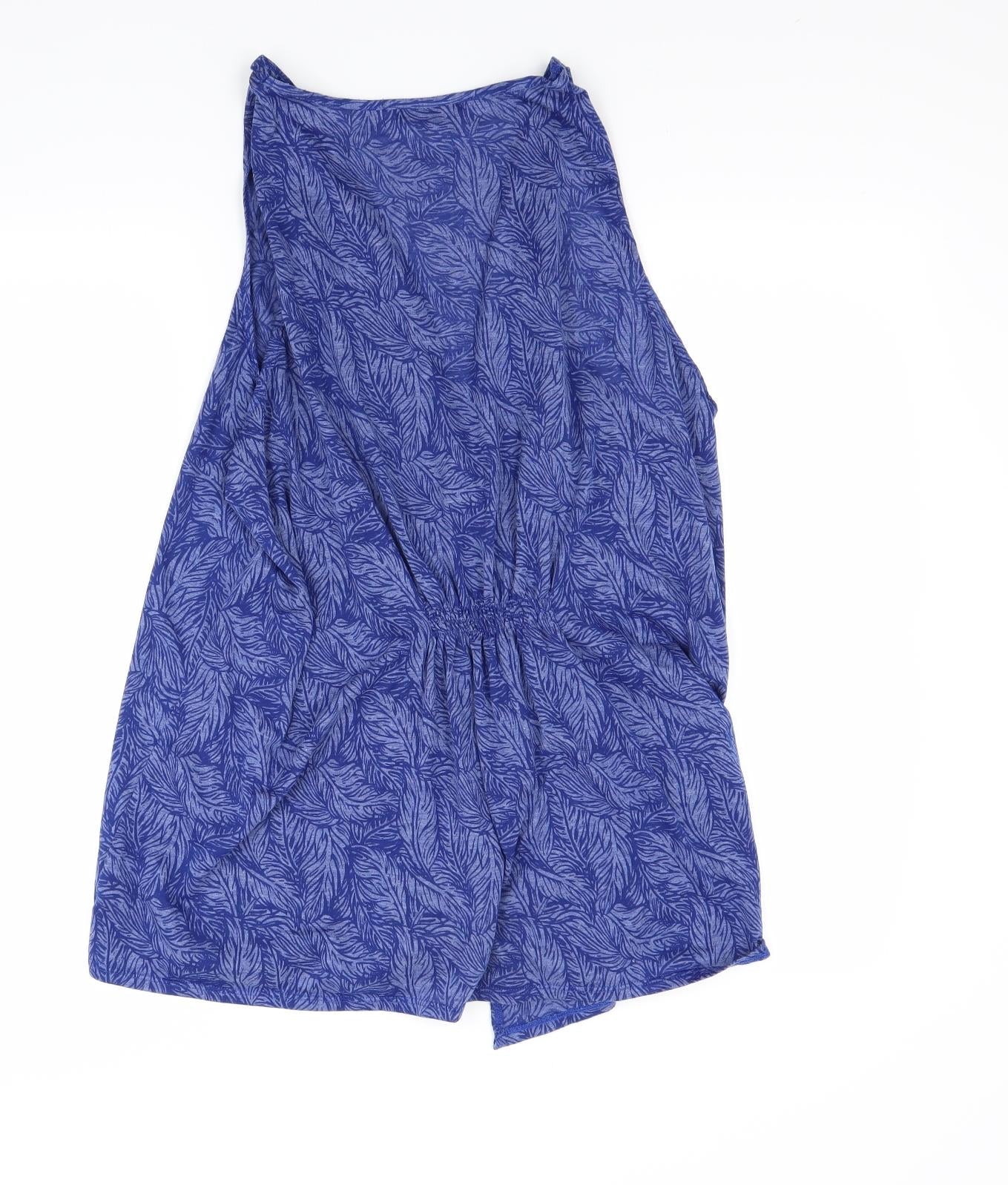 George Womens Blue Floral  Wrap Jumper Size 24