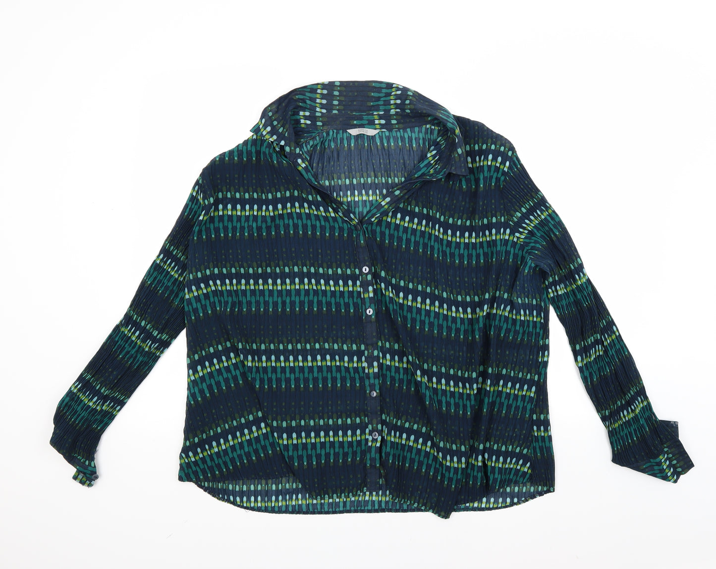 Marks and Spencer Womens Green   Basic Blouse Size 22