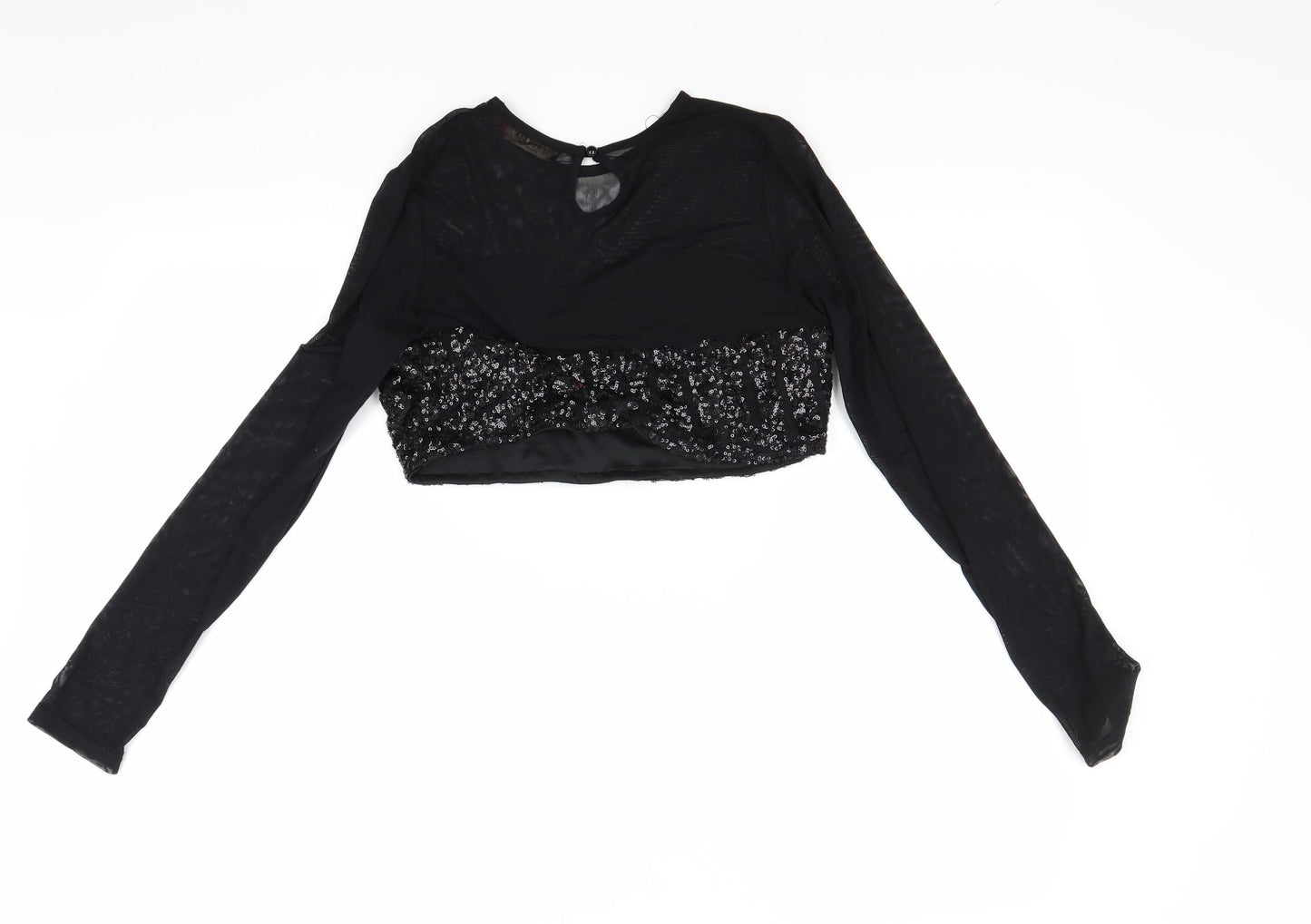 Freesia Womens Black   Camisole Blouse Size M
