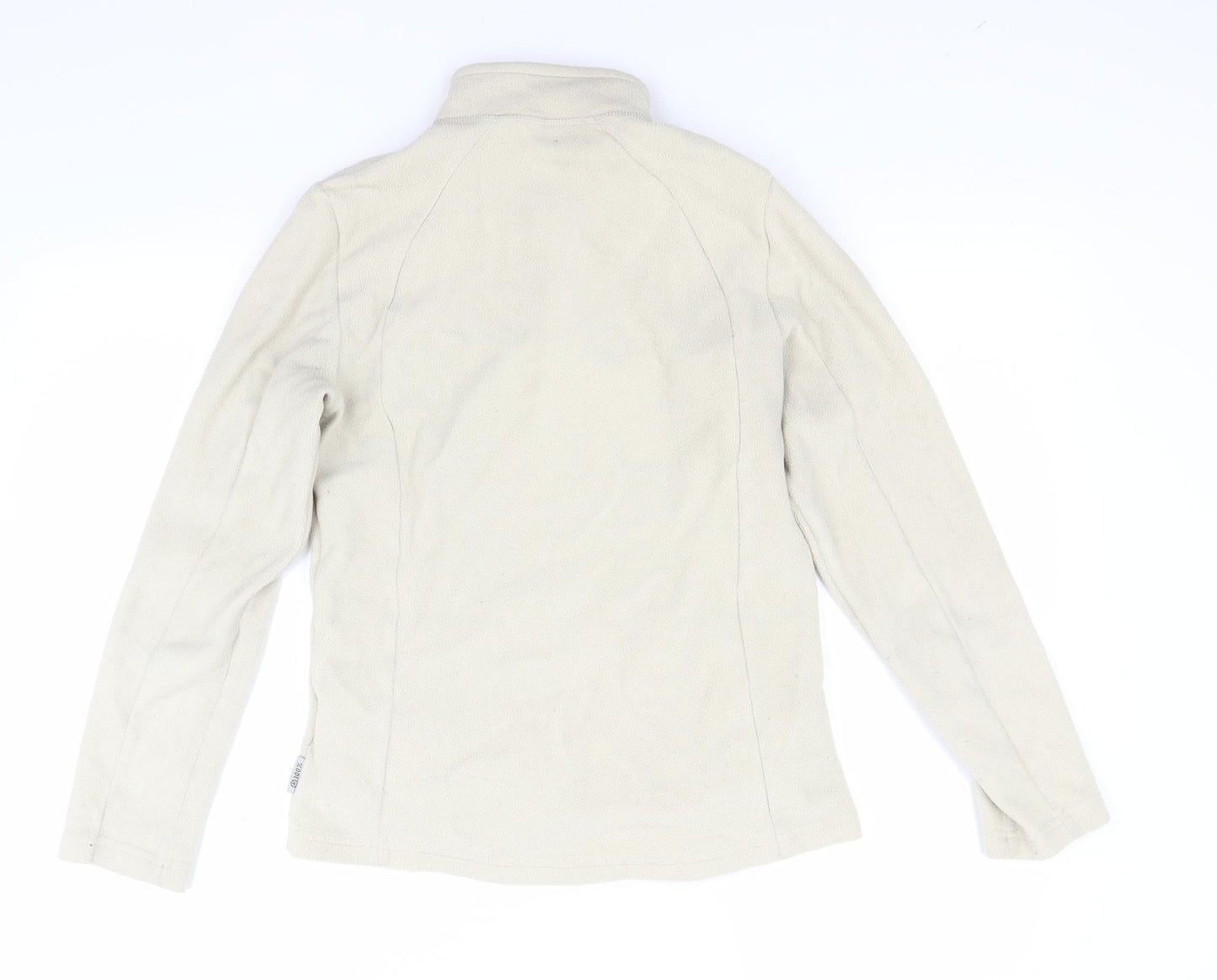 Quechua Womens Beige  Fleece Jacket Coat Size S