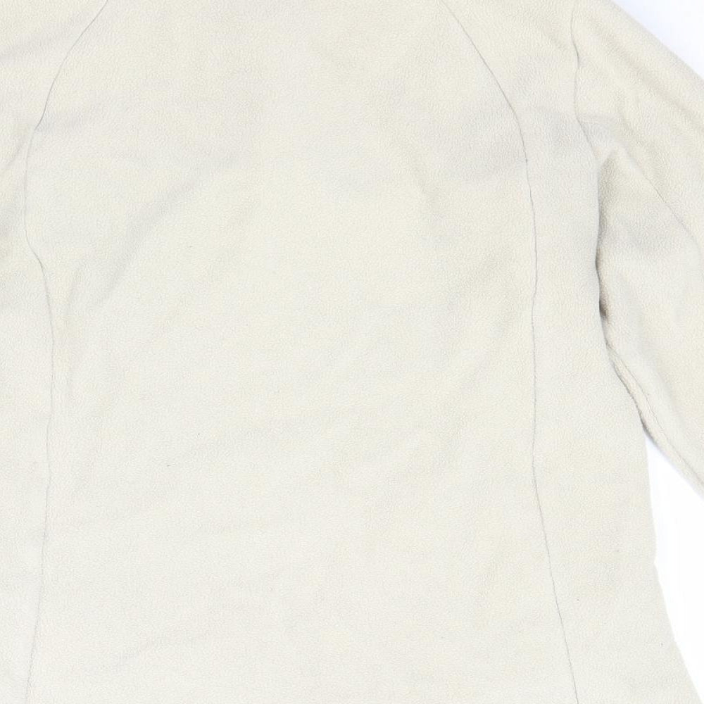 Quechua Womens Beige  Fleece Jacket Coat Size S