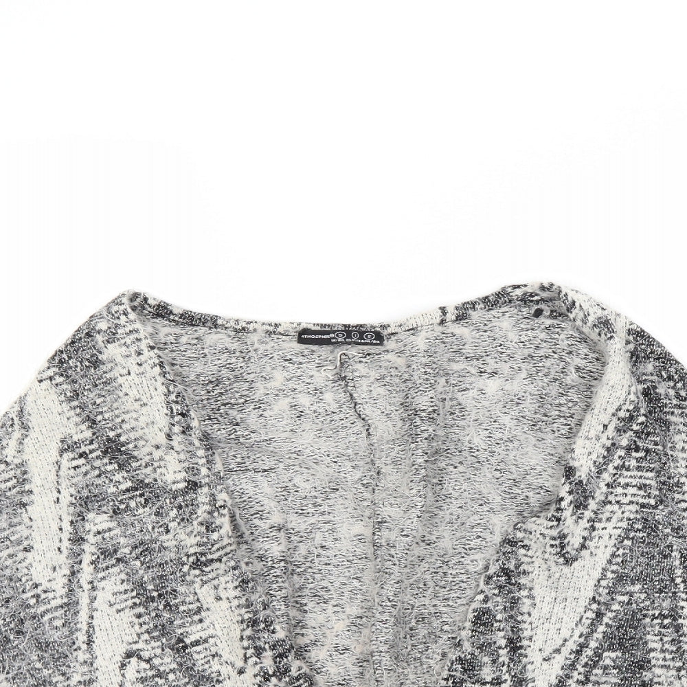 Atmosphere Womens Grey   Wrap Jumper Size S
