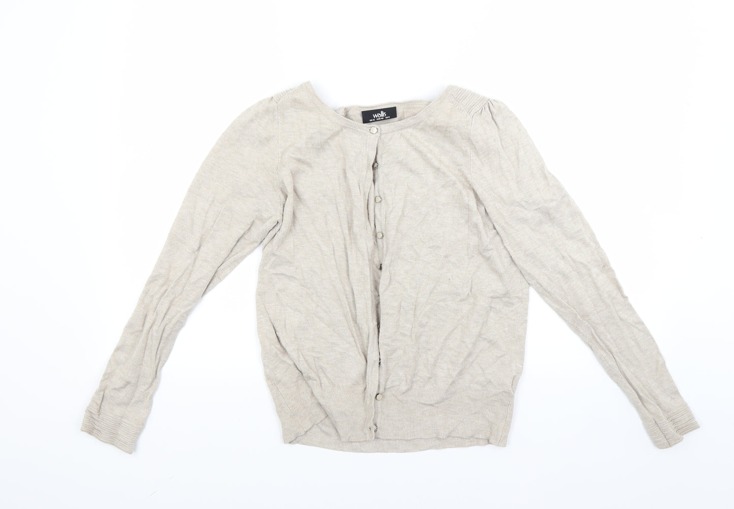 Wallis Womens Beige   Cardigan Jumper Size 12