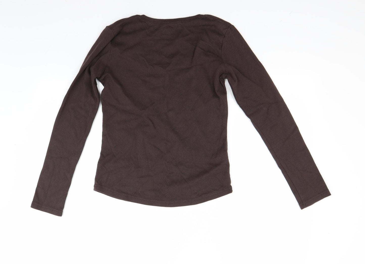 Papaya Womens Brown   Pullover Sweatshirt Size 14