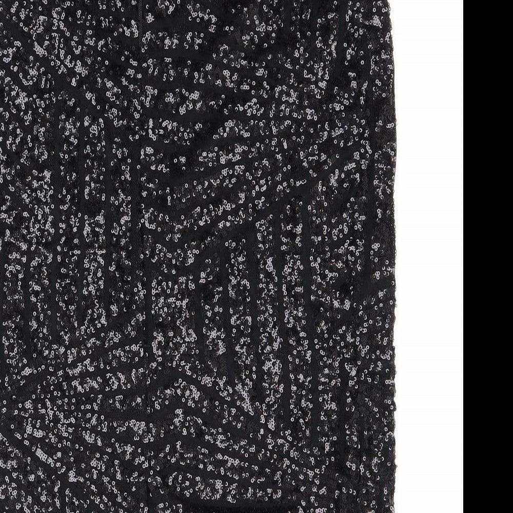 Preworn Womens Black   Bandage Skirt Size S