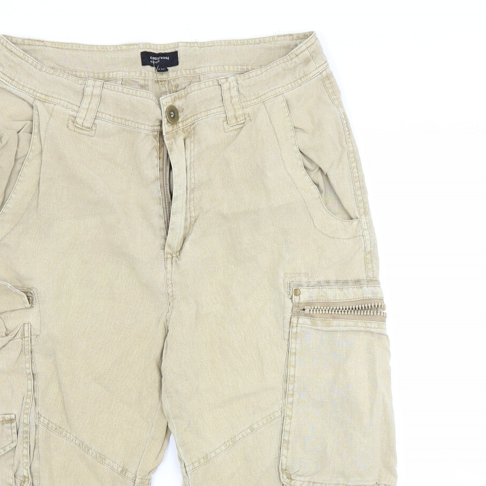 Ceader wood state Mens Brown   Cargo Shorts Size 34