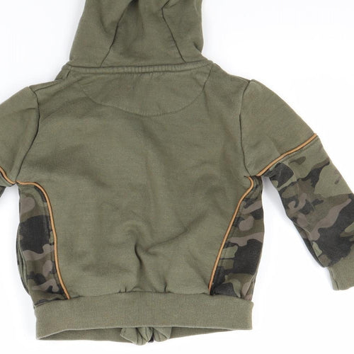 Firetrap Boys Green   Full Zip Hoodie Size 3-4 Years