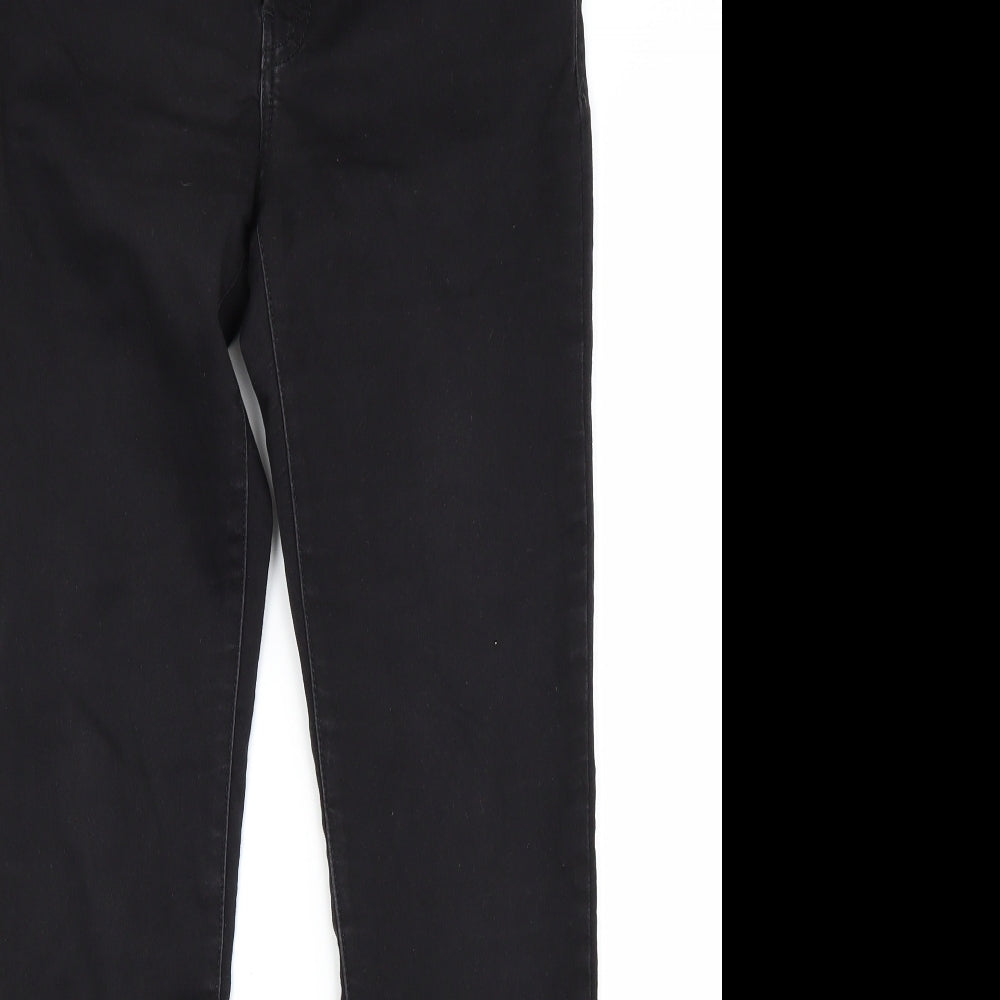 Mango Womens Black  Denim Skinny Jeans Size 10 L27 in