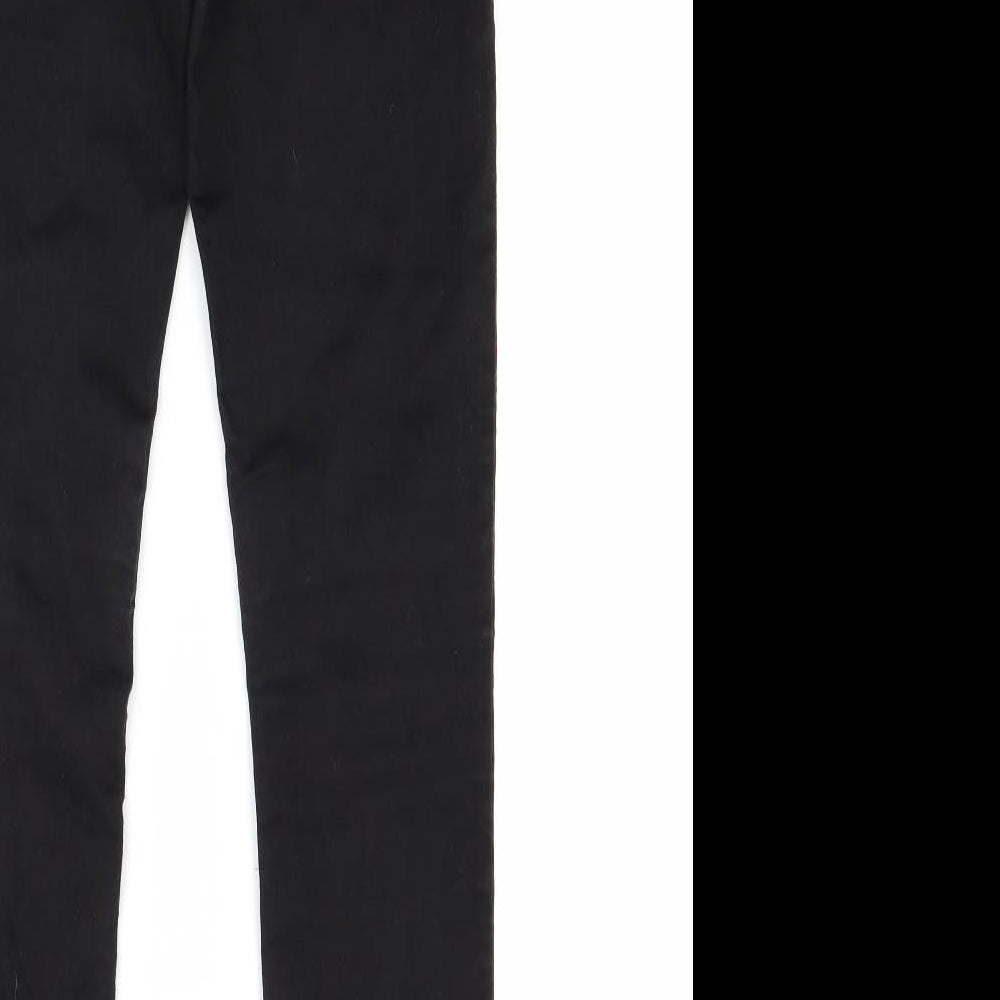 Mango Womens Black  Denim Skinny Jeans Size 10 L27 in