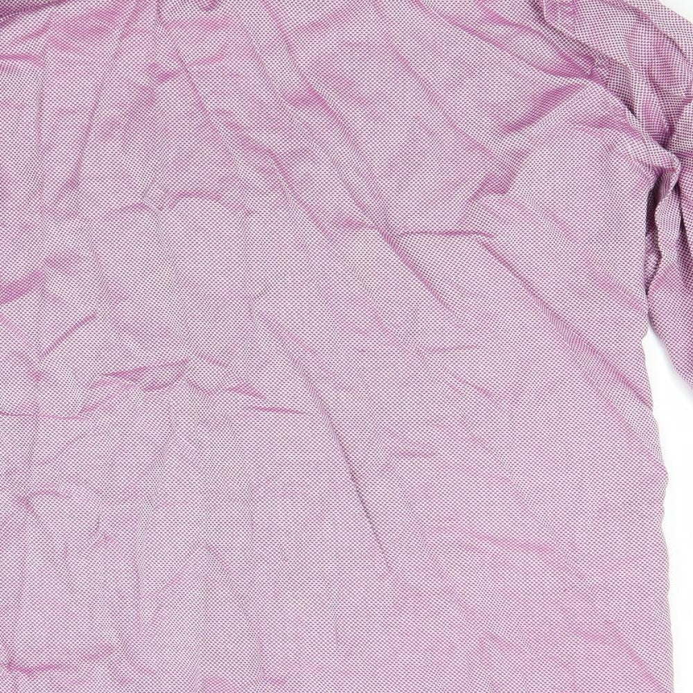 Marks and Spencer Mens Pink    Dress Shirt Size 16.5