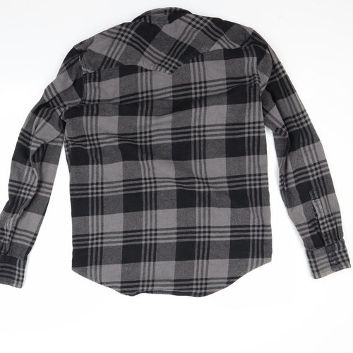 Levi's Mens Grey Check   Button-Up Size L