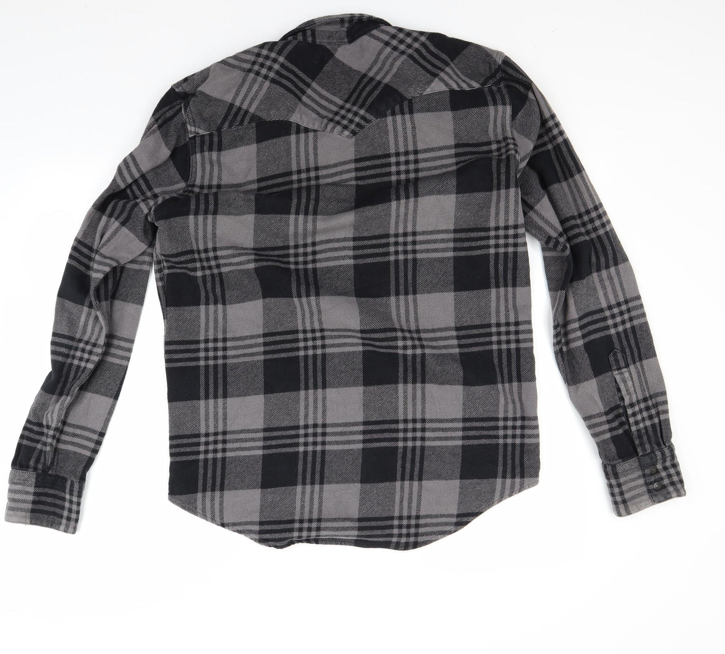 Levi's Mens Grey Check   Button-Up Size L