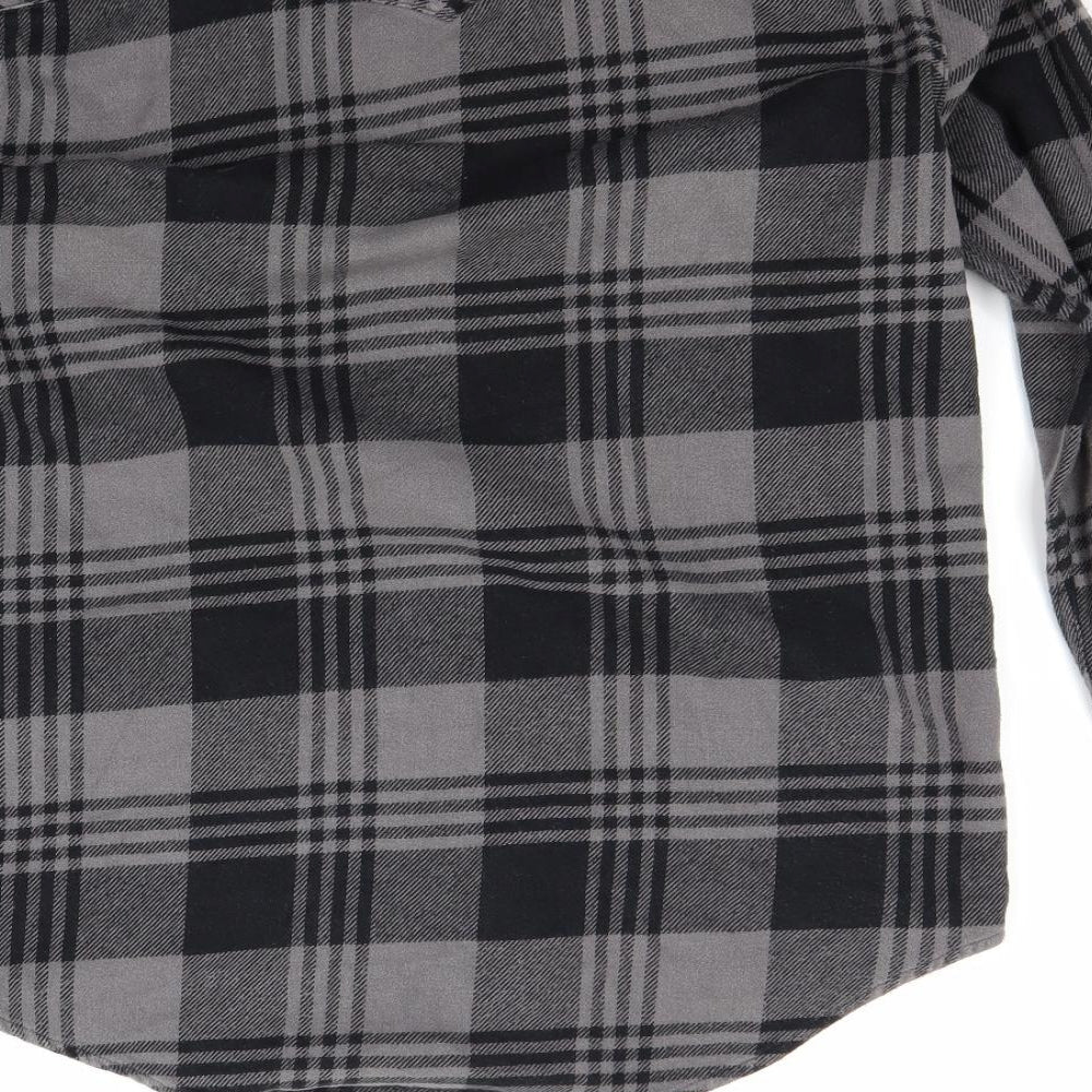 Levi's Mens Grey Check   Button-Up Size L