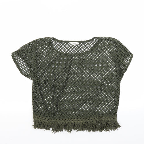 MNG Womens Green   Basic T-Shirt Size S