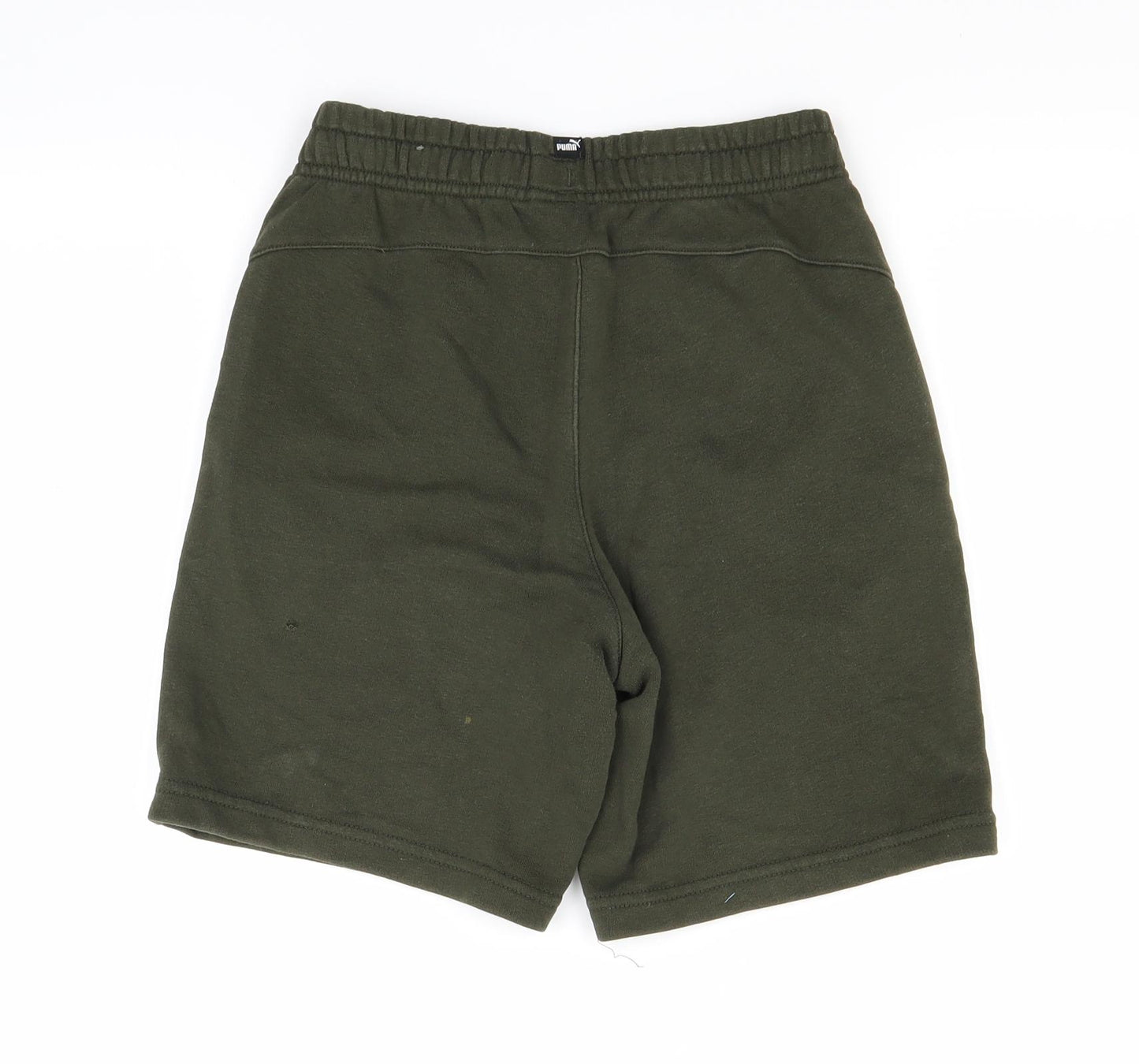 PUMA Boys Green   Sweat Shorts Size 11-12 Years