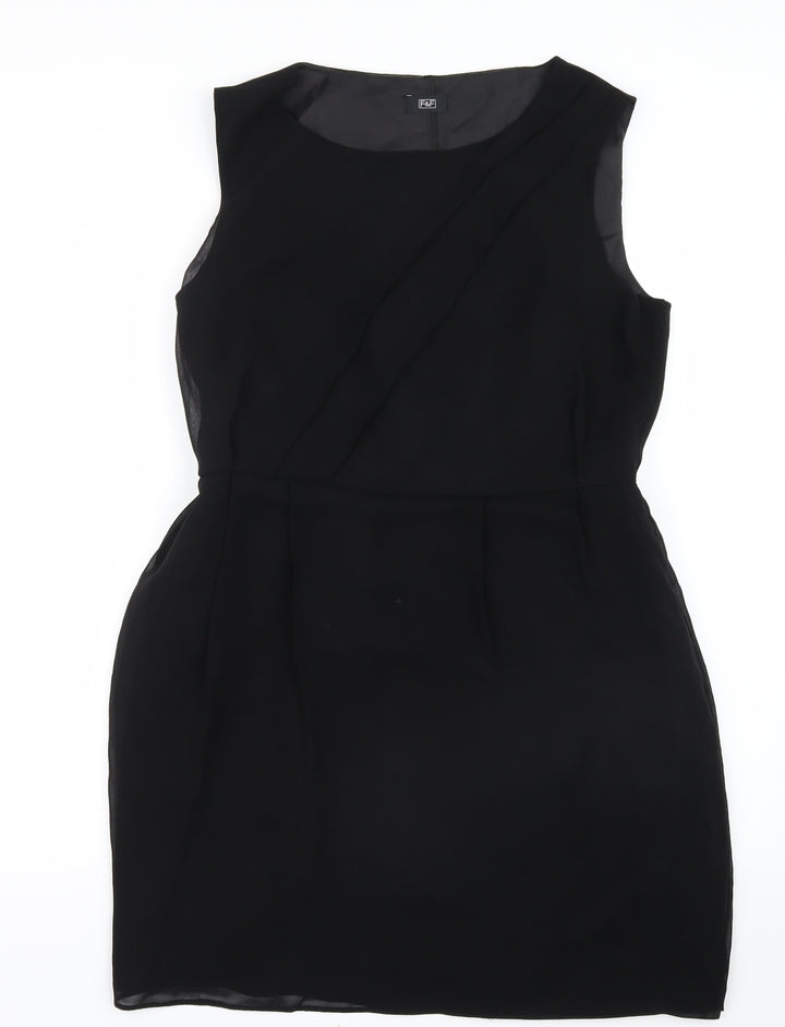 F&F Womens Black  Mesh Mini  Size 14
