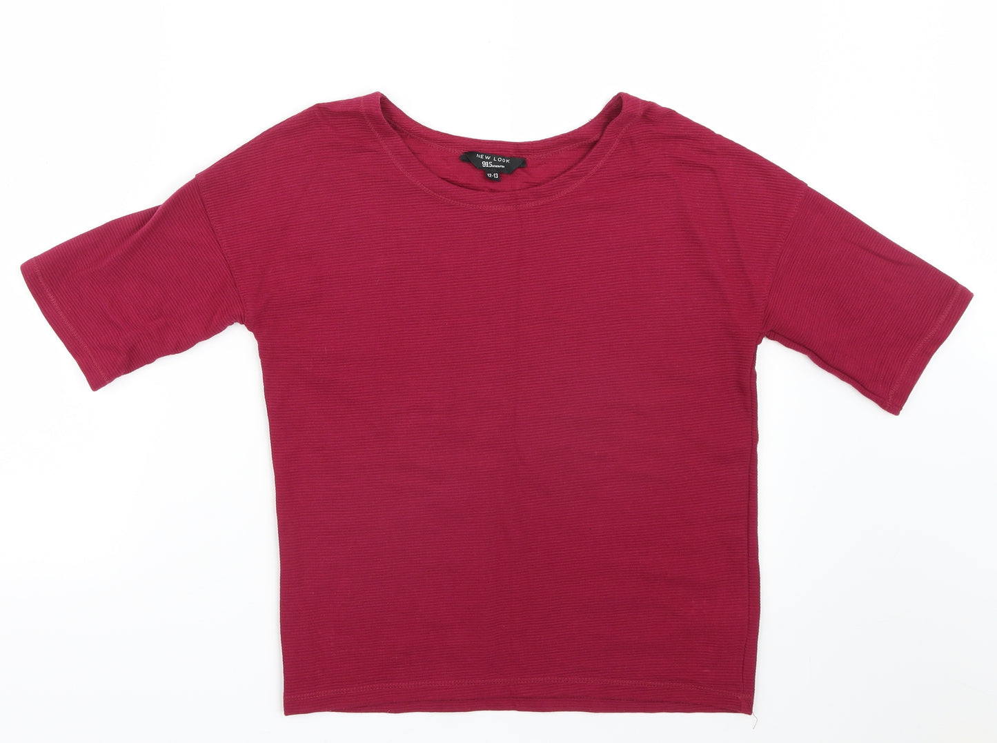 New Look Girls Pink   Basic T-Shirt Size 12-13 Years