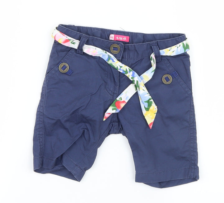 5.10.15 Girls Blue   Capri Trousers Size 3 Years