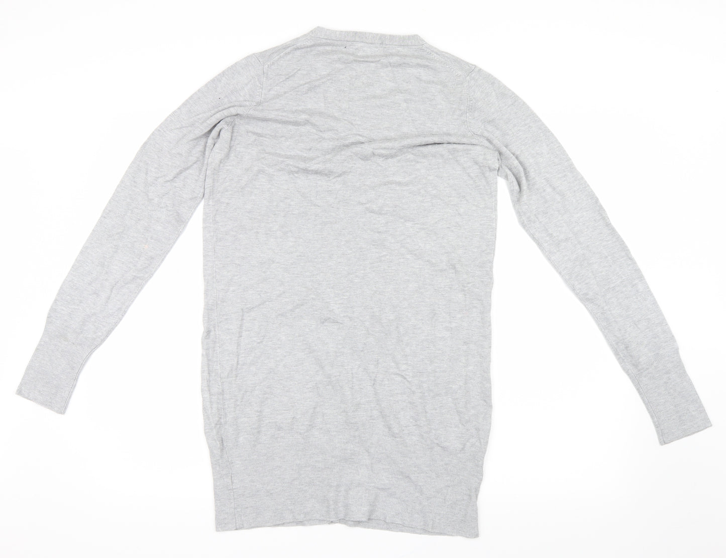 Dunnes  Womens Grey  Knit Cardigan Jumper Size 12