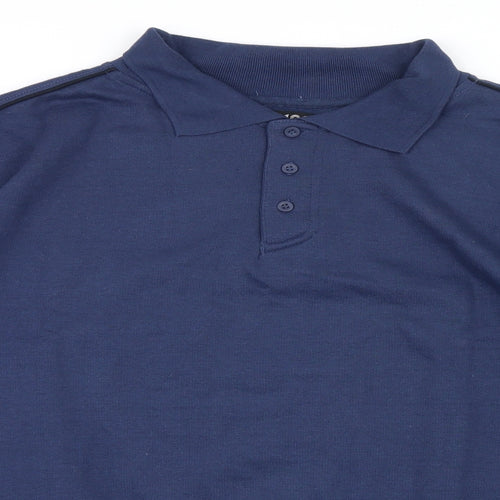Basics Mens Blue   Pullover Jumper Size XL