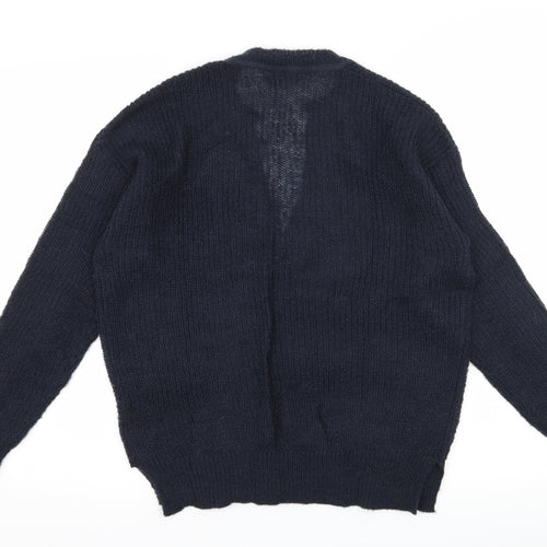 H&M Womens Blue  Knit Pullover Jumper Size XS