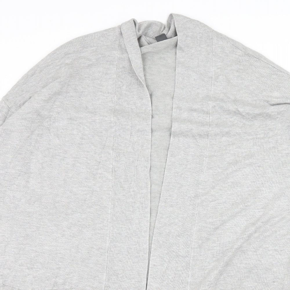 Primark Womens Grey  Knit Cardigan Jumper Size 14