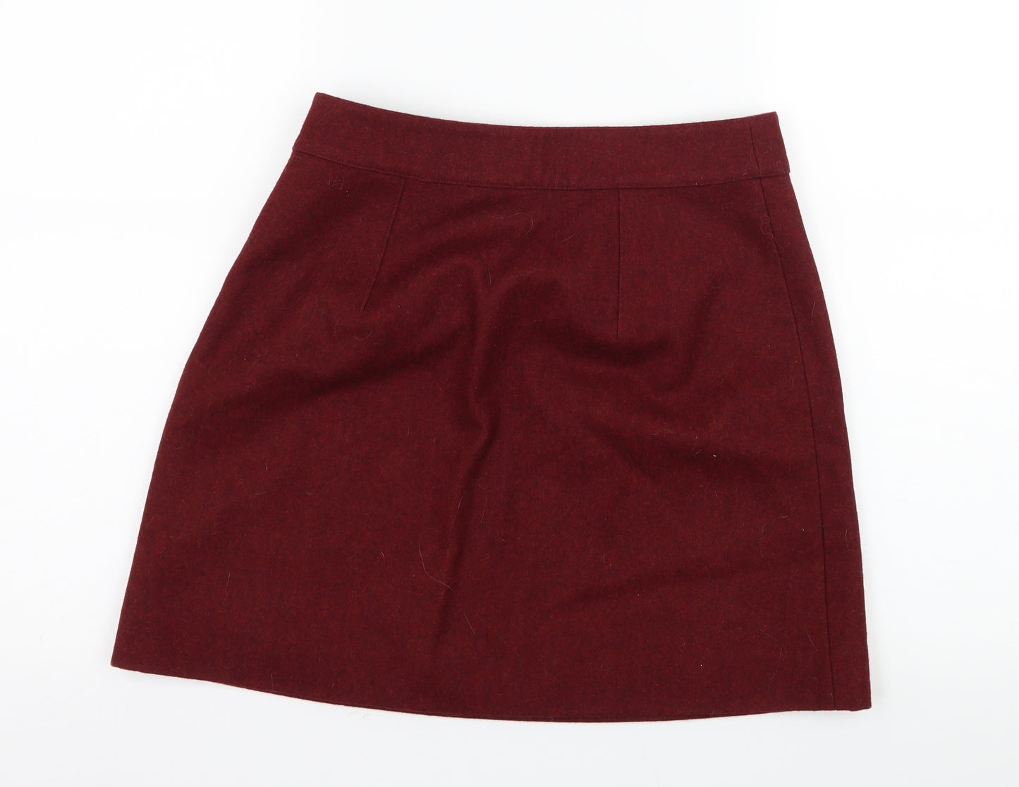Tommy Hilfiger Womens Red Geometric  A-Line Skirt Size S
