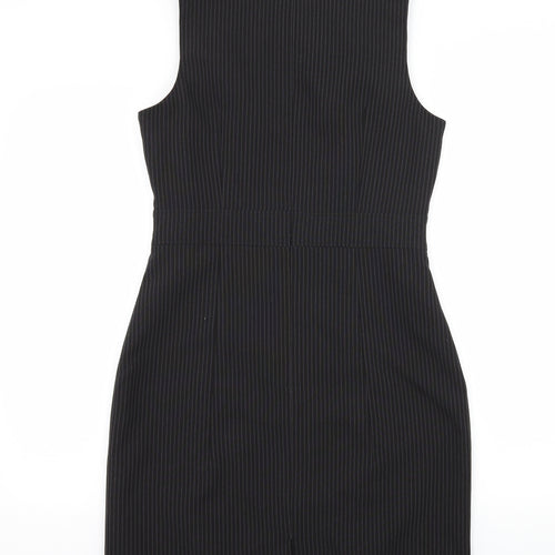 Papaya Womens Black Striped  A-Line  Size 12