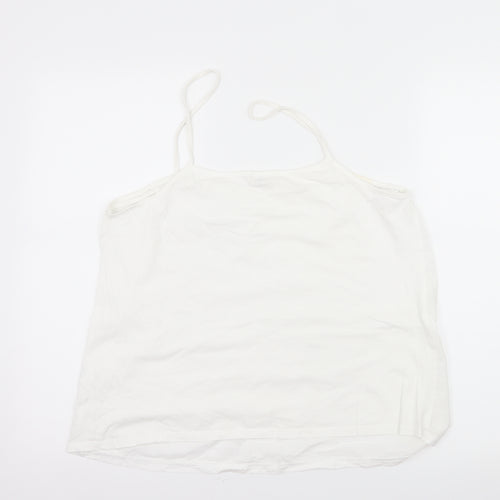 River Island Womens White   Camisole Tank Size 16