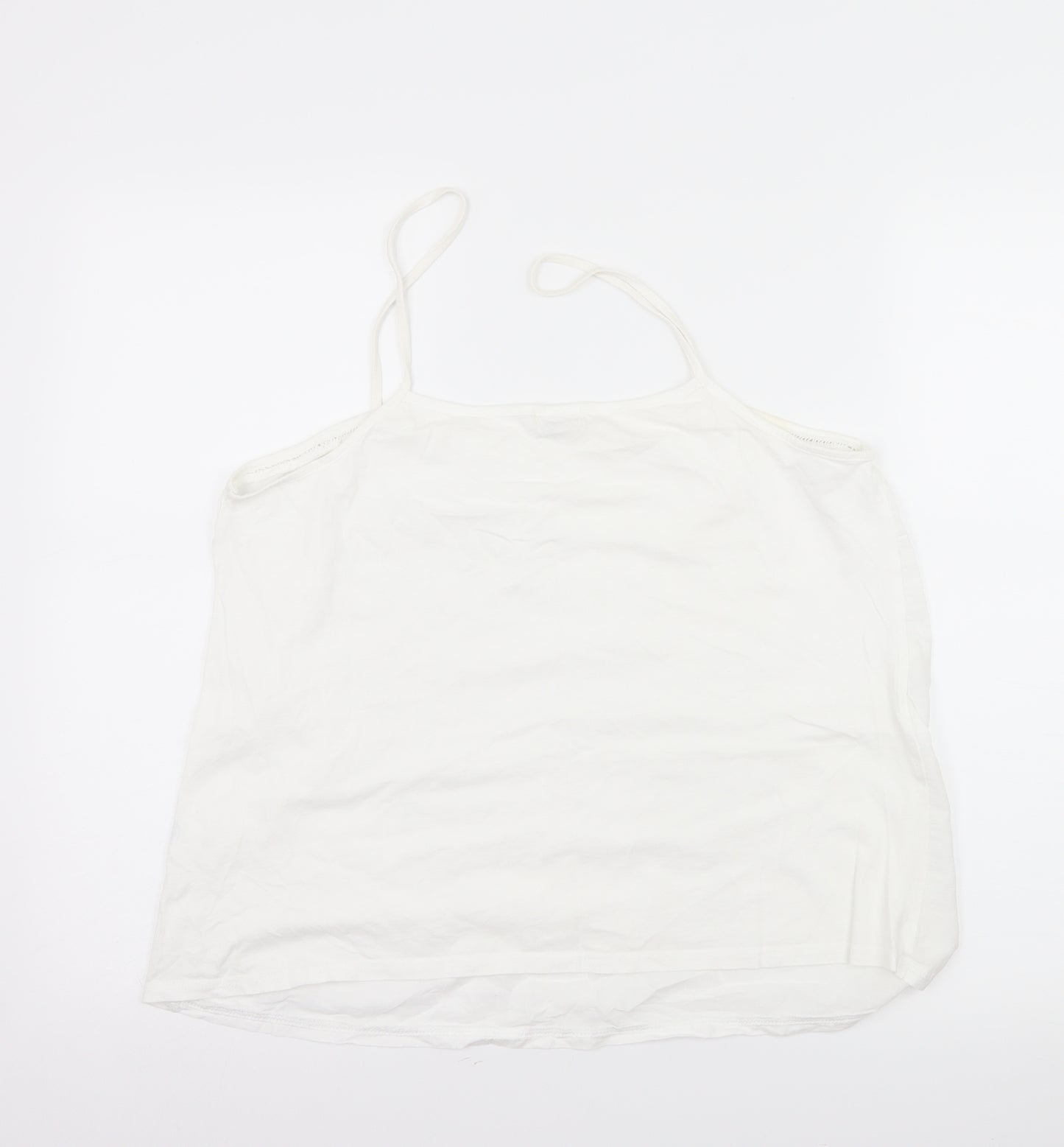 River Island Womens White   Camisole Tank Size 16