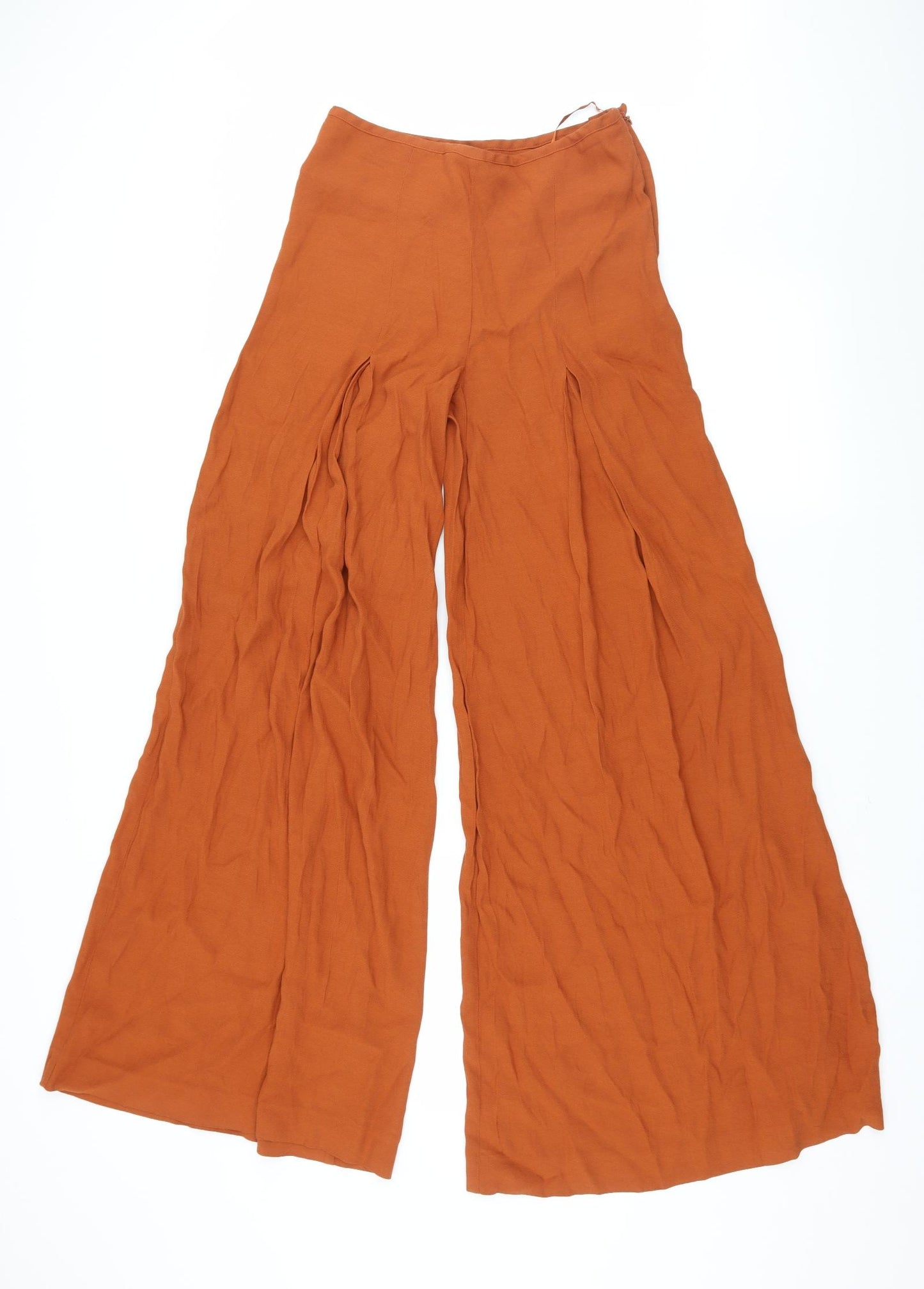 TU Womens Orange   Trousers  Size 8 L31 in
