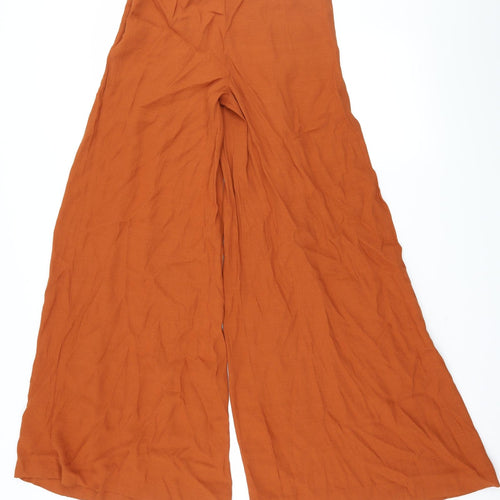 TU Womens Orange   Trousers  Size 8 L31 in
