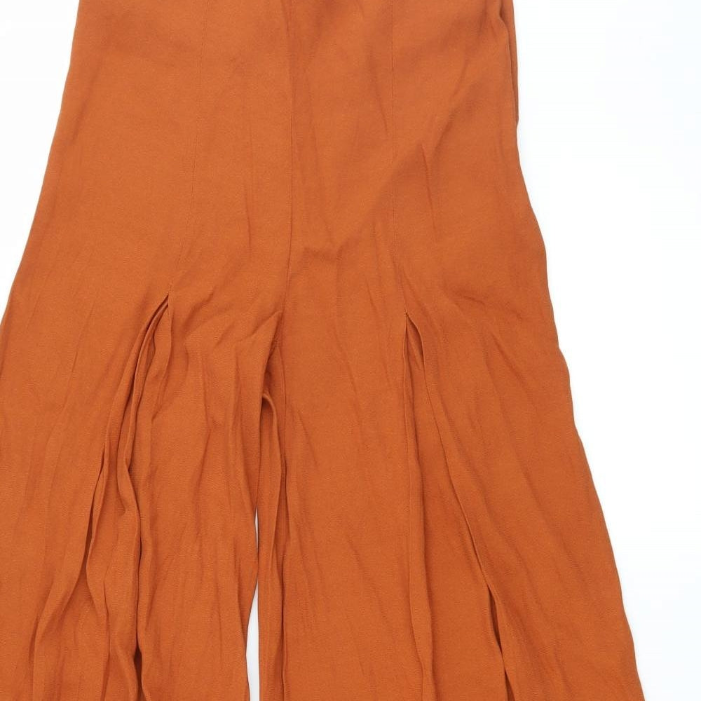 TU Womens Orange   Trousers  Size 8 L31 in