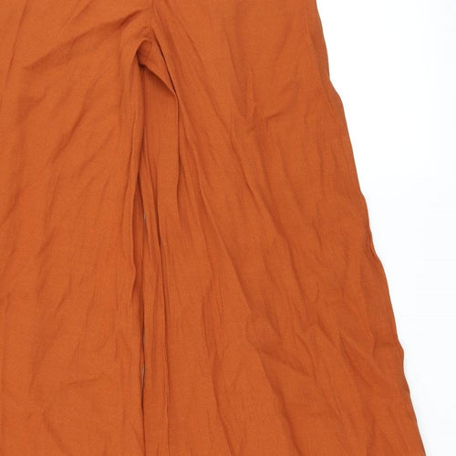 TU Womens Orange   Trousers  Size 8 L31 in