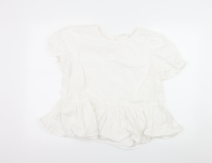Primark Womens White   Basic Blouse Size 16