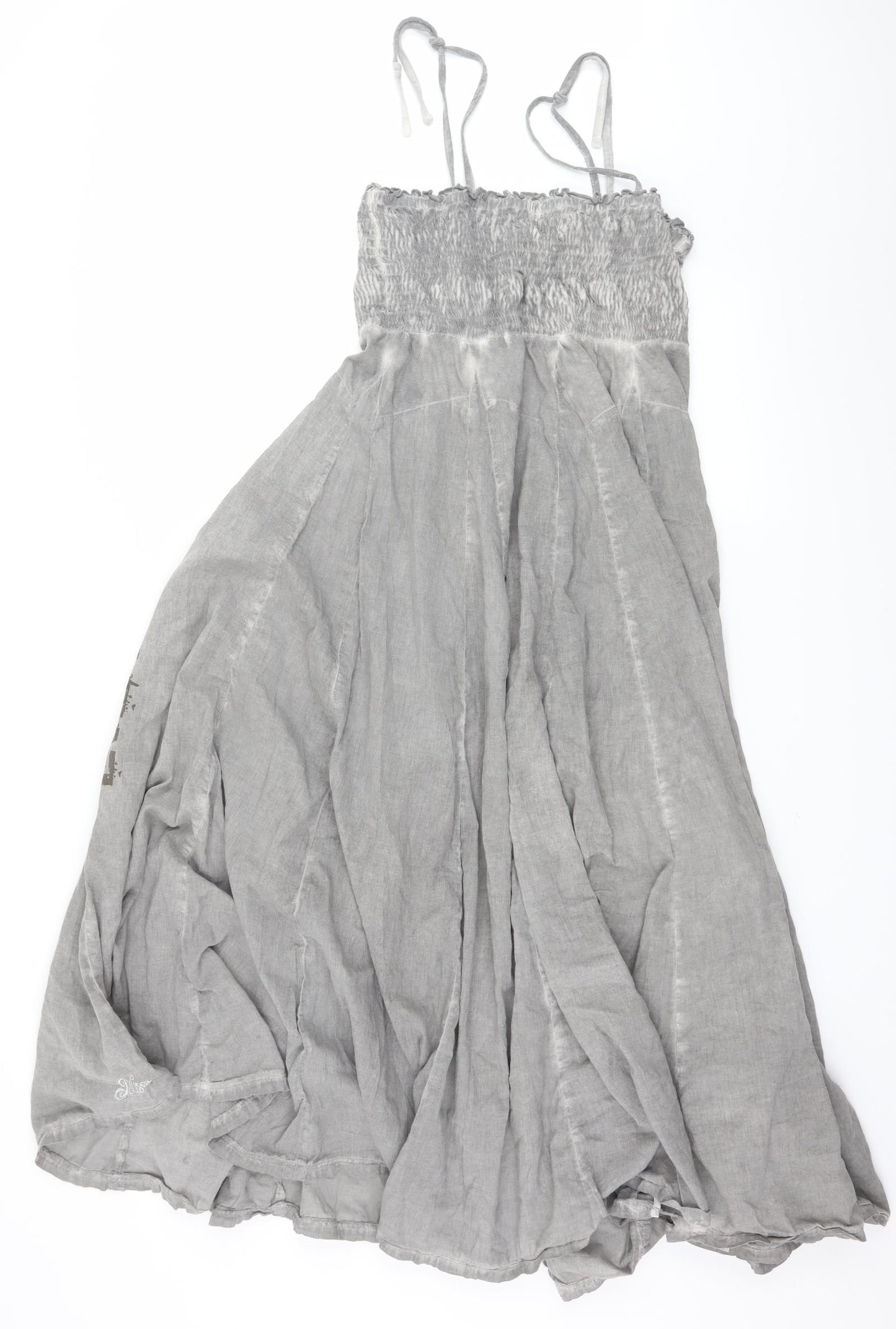 Miso Womens Grey   Fit & Flare  Size 12  - Trends are everywhere