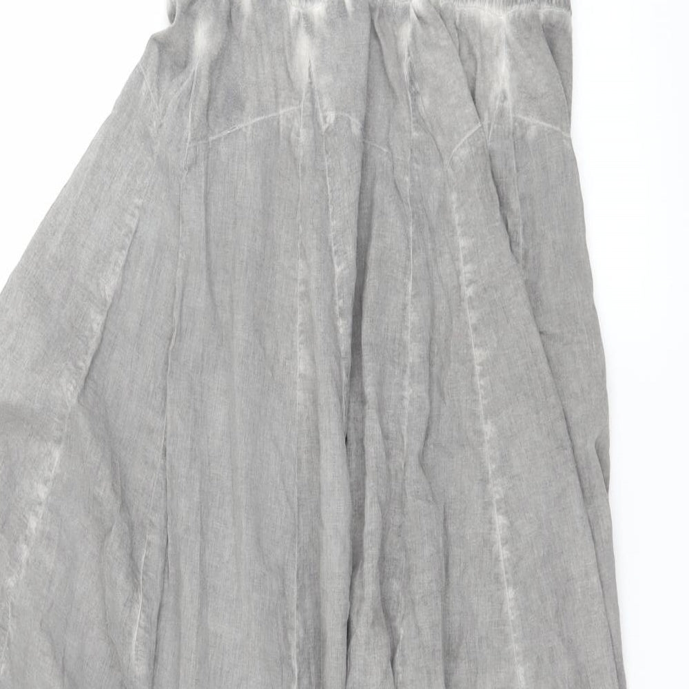 Miso Womens Grey   Fit & Flare  Size 12  - Trends are everywhere