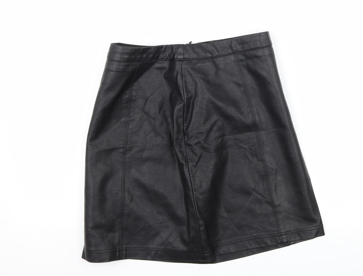 Matalan Womens Black   A-Line Skirt Size 10
