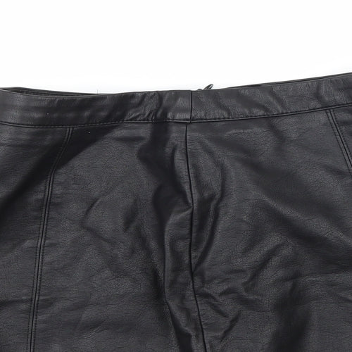 Matalan Womens Black   A-Line Skirt Size 10