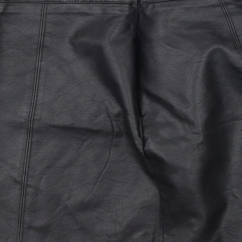 Matalan Womens Black   A-Line Skirt Size 10
