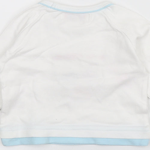 Early days Girls White   Basic T-Shirt Size 3-6 Months