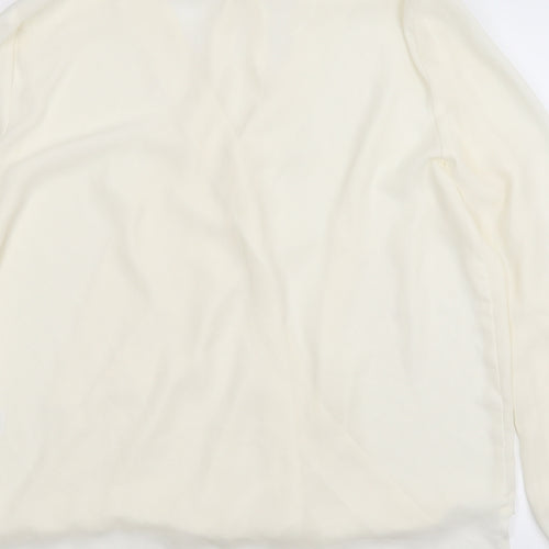 Papaya Womens Beige   Basic Blouse Size 16