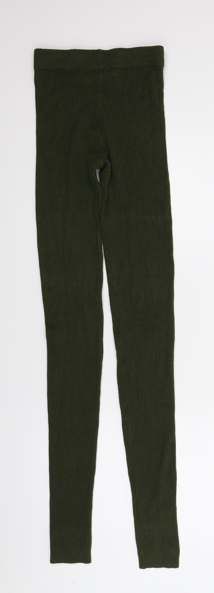 Emma & Ashley Womens Green  Corduroy Jegging Leggings Size S L32 in