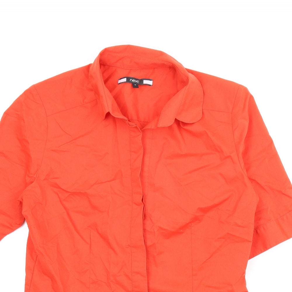 NEXT Womens Red   Basic Blouse Size 12